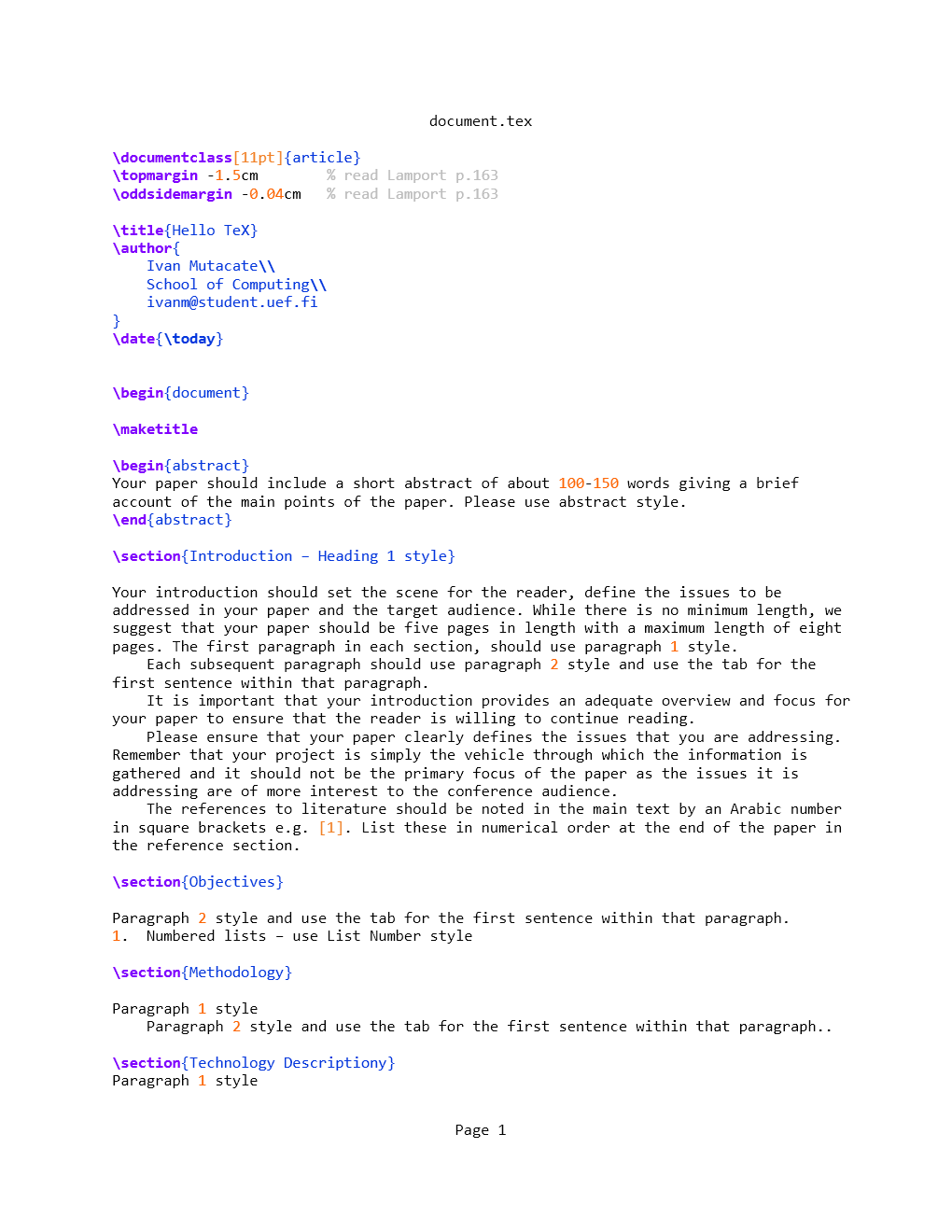 Screenshot Latex 1